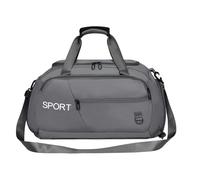 Bolsa de Gimnasio Bolsa de Viaje - Duffle Sport, Bolso impermeable | Organizador de gran capacidad, Entrenamiento al aire libre Portall, Tote de Gimnasio de Bolsillo Multiple para Hombres y, Gris, Se
