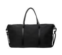 Bolsa De Gimnasio Classic Casual Trend Oxford Capacity Women's Shoulder Bag Fashion Design Travel Handbag para Viajar(Black)