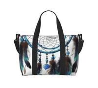 Bolsa de gimnasio con atrapasueños nativos americanos para hombres y mujeres, bolsa de viaje con compartimento para zapatos, bolsas de entrenamiento, Atrapasueños nativo americano, Talla única, Bolsa