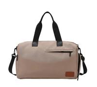 Bolsa de Gimnasio con Compartimento for Zapatos y Bolsillo Impermeable, Bolsa Viaje for Mujer para Estar en Forma(Khaki)
