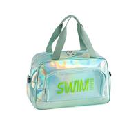 Bolsa de gimnasio de gran capacidad, bolsa de viaje para playa, fitness, con separación seca y húmeda, natación, fitness, viajes, gimnasio, entrenamiento, bolsa de mano, Green, Mass Beauty