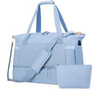 Bolsa de gimnasio deportiva, bolsa de deporte de fitness - Bolsa de gimnasio deportiva grande,Bolsa de viaje grande, bolsa de gimnasio deportiva grande, bolsa de viaje ligera para hombre, turquesa