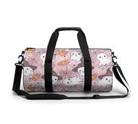 Bolsa de gimnasio grande y divertida con diseño de telaraña de Halloween, novedosa, ligera, deportiva, bolsa de viaje, bolsa de equipaje de mano, 44 x 22 x 22 cm