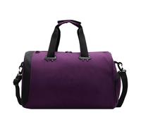 Bolsa de gimnasio impermeable de moda con compartimento seco y húmedo, espaciosa para deportes, natación, negocios, viajes, práctica tela Oxford, impermeable, gimnasio, Purple, Mass Beauty