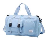 Bolsa de gimnasio ligera, bolsa para el fin de semana, bolsa para el fin de semana, ligera, pequeña bolsa de viaje, bolsa de yoga, bolsa seca y húmeda para deportes, mujeres, hombres, ,