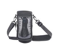 Bolsa de gimnasio magnética, portabotellas de agua, organizador de accesorios de viaje, de cierre magnético, excelente material, 22 x 10 cm, para hombres y mujeres, Black, Refer to description