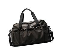 Bolsa de gimnasio multiusos diseñada para viajes de negocios con compartimento para zapatos, correa de hombro extraíble y bolsa de almacenamiento húmeda, correa de hombro ajustable, bolsa deportiva