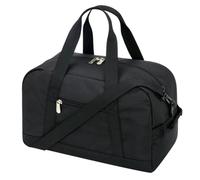 Bolsa de gimnasio para entrenamiento nocturno, deportes, viajes, fines de semana, para mujer y hombre, gimnasio, pequeño viaje, entrenamiento, cabina, fitness, para mujer y hombre, Color negro., Talla