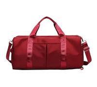 Bolsa de gimnasio para hombres y mujeres, para entrenamiento, fitness, natación, viajes, bolsa de yoga, bolsa de hombro, almacenamiento de zapatos, impermeable, separación húmeda y seca, Red