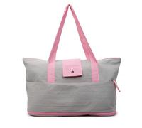 Bolsa de gimnasio plegable expandible para almacenamiento de equipo de deportes, viajes, ligera, Oxford, multiusos, Gray, Mass Beauty