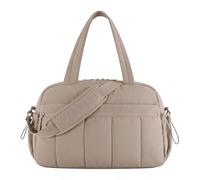 Bolsa de gimnasio portátil con correa ajustable para entrenamiento, compras y viajes, bolsa cruzada de gran capacidad con bolsillos laterales, equipaje de mano, cabina de aeropuerto, 1 camel, Mass