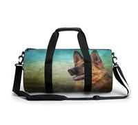 Bolsa de gimnasio portátil con diseño de perro pastor alemán para mujeres y hombres, bolsa de viaje para deportes, bolsa de gimnasio divertida bolsa de yoga