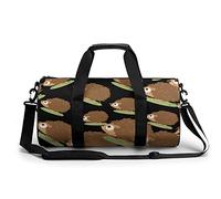 Bolsa de gimnasio portátil de erizo de dibujos animados para mujeres y hombres, bolsa de viaje para deportes, bolsa de gimnasio divertida bolsa de yoga