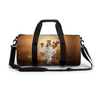 Bolsa de gimnasio portátil de pastor australiano para mujeres y hombres, bolsa de viaje para deportes, bolsa de gimnasio divertida bolsa de yoga