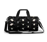 Bolsa de gimnasio portátil para levantamiento de pesas de pingüino para mujeres y hombres, bolsa de viaje para deportes, bolsa de gimnasio divertida bolsa de yoga
