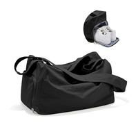 Bolsa De Gimnasio Sports Fitness Bag Female Wet and Dry Separation Training Swimming Large Capacity Lightweight Short-Distance Travel para Viajar(Black)