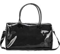 Bolsa de gimnasio transparente para mujer, bolsa de deporte transparente, bolsa de entrenamiento, bolsa de transporte, todos los hombros, colores caramelos, impermeable, para viajes y natación, Negro