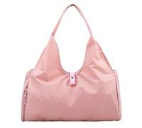 Bolsa De Gimnasio Women Large Capacity Travel Handbag Casual Multi Layer Pockets Shoulder Bag Girls Sports Yoga Luggage Storage Duffle Pack Tote para Viajar(Pink)