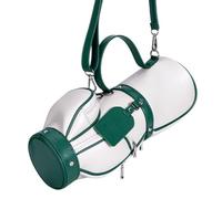 Bolsa de golf - Bolsa de golf de cuero | Soporte para pelotas de golf | Bolsa de golf para mujer | Bolsas elásticas para camisetas | Bolsas de hombro de piel sintética, bolso ligero para mujer para