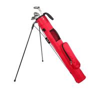 Bolsa de golf con soporte, bolsa de golf Range Bag con correa, bolsa de 2 vías con 3 bolsillos, bolsa de golf para hombres y mujeres para la zona de práctica, Par 3 y cursos ejecutivos