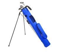 Bolsa de golf con soporte, bolsa de golf Range Bag con correa, bolsa de 2 vías con 3 bolsillos, bolsa de golf para hombres y mujeres para la zona de práctica, Par 3 y cursos ejecutivos