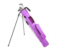 Bolsa de golf con soporte, bolsa de golf Range Bag con correa, bolsa de 2 vías con 3 bolsillos, bolsa de golf para hombres y mujeres para la zona de práctica, Par 3 y cursos ejecutivos
