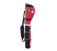 Bolsa de Golf Ligera Altura retráctil Bolsa de Golf albergan la Mitad Conjunto de Palos de Golf de Nylon Soporte del Golf Bolsas(Red)