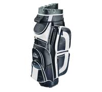 Longridge Pro Cart Bolsa de golf con divisor de 15 posiciones, Negro/Blanco