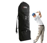 Bolsa de golf, portador de golf para avión golf schläger, bolsa de almacenamiento, correa de hombro ajustable, bolsa de protección contra ondas con rodillos para avión, tren, metro, metro