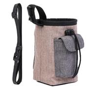 Bolsa de golosinas para perros, portátil para entrenamiento de perros, contenedor de aperitivos de larga duración para pasear animales, bolsa de entrenamiento, contenedor de aperitivos para caminar