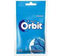 Bolsa de grageas Wrigley's Orbit Peppermint Blue de 29 g