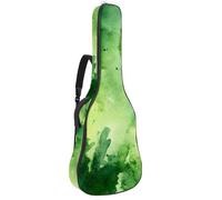 Bolsa de guitarra de tamaño completo, funda de transporte impermeable para guitarras eléctricas acústicas clásicas, patrón de girasoles amarillos de acuarela, Multicolor 07, 42.9x16.9x4.7 in, Mochila