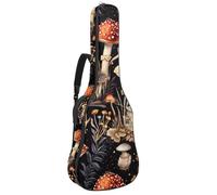 Bolsa de guitarra de tamaño completo, funda de transporte impermeable para guitarras eléctricas acústicas clásicas, flores de manzanilla en acuarela, Multicolor 10, 42.9x16.9x4.7 in, Mochila informal