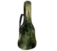 Bolsa de guitarra de tamaño completo, funda de transporte para bajo eléctrico, guitarra clásica, arte bohemio, rayas blancas y negras, Multicolor 09, 42.9x16.9x4.7 in, Mochila informal