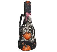 Bolsa de guitarra de tamaño completo, funda de transporte para bajo eléctrico, guitarra clásica, bonitos fantasmas de Halloween de 40, 41 y 42 pulgadas, Multicolor 09, 42.9x16.9x4.7 in, Mochila