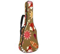 Bolsa de guitarra impermeable con cremallera suave para guitarra acústica y clásica Folk guitarra caso Fox Head