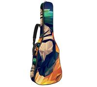 Bolsa de guitarra impermeable con cremallera suave para guitarra, bajo acústico y clásico Folk guitarra eléctrica bolsa de guitarra eléctrica de la gente