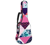 Bolsa de guitarra impermeable con cremallera suave para guitarra, bajo acústico y clásico Folk guitarra eléctrica bolsa Flamingo Geometría