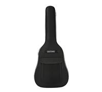 Bolsa de guitarra para 40/41 pulgadas 600d tela Oxford ajustable bolsa de guitarra impermeable suave mochila con asa de hombro de gran capacidad negro