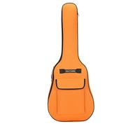 Bolsa de guitarra para 40/41 pulgadas 600d tela Oxford ajustable guitarra bolsa impermeable suave guitarra mochila con asa de hombro gran capacidad naranja guitarra acústica caso guitarra clásica C