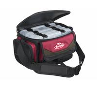 Bolsa de herramientas Berkley con 4 cajas de cebo rojo/negro, Bag System, bol...