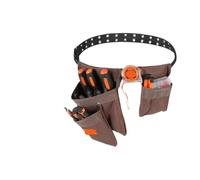 Bolsa de herramientas cintura for electricista, 13 bolsillos, cinturón, bolsa poliéster, soporte for Kits utilidad, se ajusta 29 pulgadas a 54 for Hardware Para Carpintero Constructor