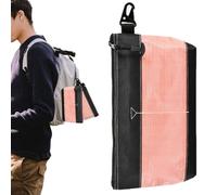 Bolsa de herramientas con cremallera, pequeña bolsa de herramientas impermeable con clip multiusos, bolsa de aseo antiestática con PVC transparente, organizador de herramientas portátil para hombres y