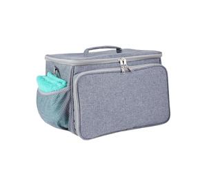 Bolsa de herramientas de almacenamiento de aseo para perros, bolsa de viaje de gran capacidad, kit de aseo para mascotas, estuche organizador protector para aspiradora de pelo de perro, cortaúñas