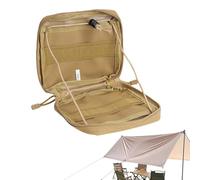 Bolsa de herramientas de camping, bolsa de herramientas impermeable, bolsa de herramientas Oxford multifuncional, bolsa organizadora de píldoras, bolsa de almacenamiento de lámparas para acampar al