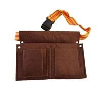Bolsa de herramientas de carpintería, estilo cinturón, bolsas de cinturón con cinturón de tela de fieltro, bolsa organizadora de herramientas con múltiples bolsillos