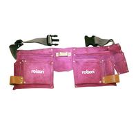 Bolsa De Herramientas De Cuero Doble Rosa Rolson 68630