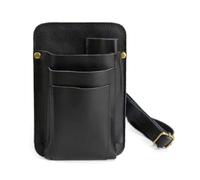 Bolsa de herramientas de cuero resistente para carpintero profesional, bolsa de herramientas, costuras reforzadas, bolsas de bolsillo para carpintero