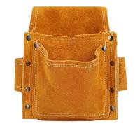 Bolsa de herramientas de electricista, bolso de cinturón de herramientas de caza de vacas multifuncional para hombres, fondo reforzado y refuerzo de remaches, bolsa de cintura de