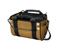Bolsa de herramientas de escalera resistente, bolsa de almacenamiento impermeable de tela Oxford 1200D con ganchos reforzados, organizador de múltiples bolsillos para escaleras de paso con marco A